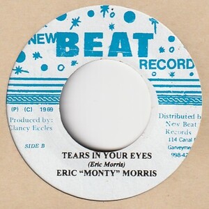 【ROCK STEADY】Tears In Your Eyes / Eric Morris - Say What You'Re Saying / Eric Morris [ New Beat Re-Issue (JA) ] ya42b