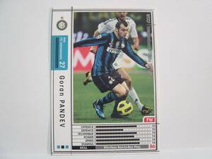 WCCF 2010-2011 EXTRA 白 ゴラン・パンデフ　Goran Pandev 1983　FC Inter Milano Italy 10-11 Extra Card