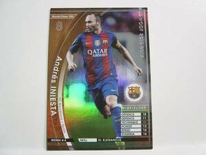 WCCF 2016-2017 WOM アンドレス・イニエスタ　Andres Iniesta 1984 Spain　FC Barcelona 16-17 World‐Class OM