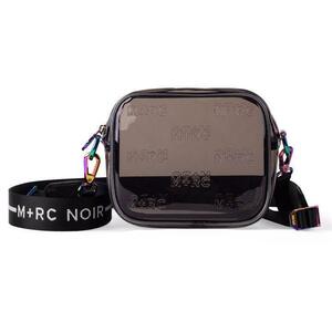 M+RC NOIR HILLS EMBOSSED BLACK TRANSPARENT PVC BAG 19SS マルシェノア ショルダーバッグ ブラック 黒 M RC