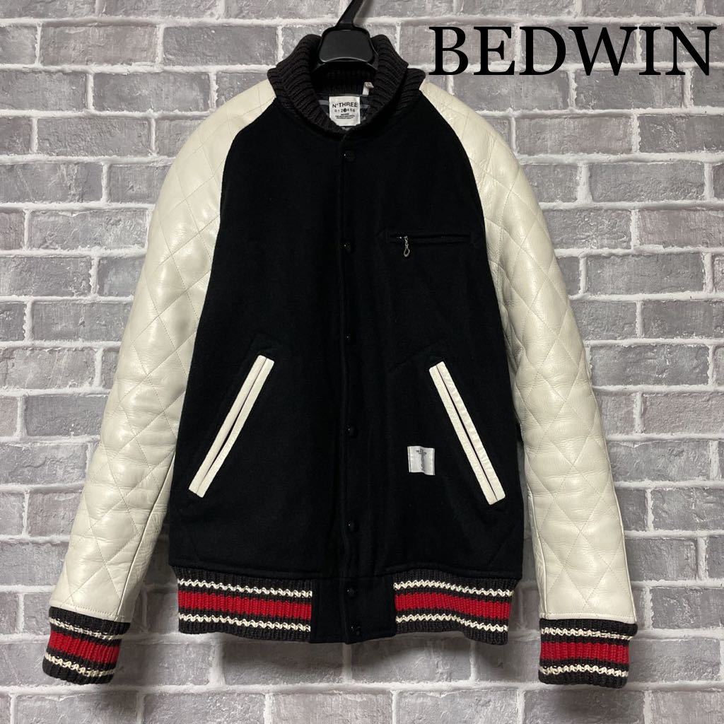 BEDWIN JERRY ベドウィン 袖レザー スタジャン 4 XL maxmedia.ba