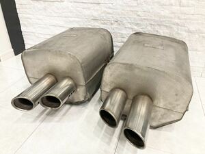 純正品 Ferrari フェラーリ F 456 GT リアマフラー タイコ 左右セット 156347 156348 genuine exhaust muffler