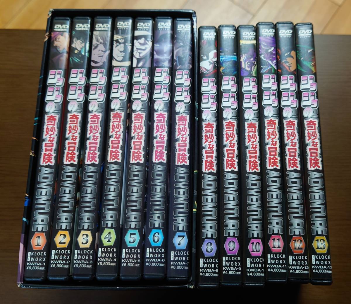 タロットカード付き日本版セル品「ジョジョの奇妙な冒険第３部OVA」DVD BOX アニメ 未使用新品