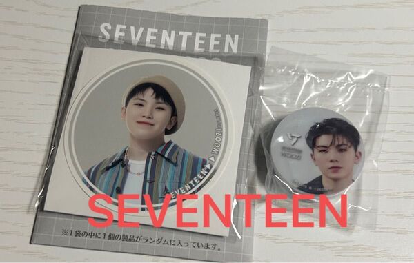 お値下げ価格 SEVENTEEN ウジ 缶バッジ スマホグリップ 計2点
