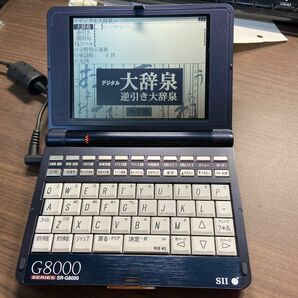 独和辞書カード付き　セイコー電子辞書SR-G8000