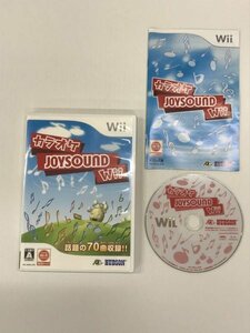 23@Wii-002 任天堂 ニンテンドー Wii カラオケJOYSOUND Wii レトロ ゲーム ソフト