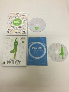 Wii23-005 任天堂 ニンテンドー Wii Wiiフィット はじめてのwii セット レトロ ゲーム ソフト 取説なし