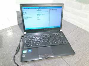 【現状品】管M51 TOSHIBA dynabook R732/F PR732FAA1RBA53 CPU core i5-3320M Bios起動OK HDD無し、メモリー2GB、バッテリー有り