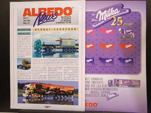 ALBEDO NEWS 1997 JULY ＋ MILKA コラボカタログ美品
