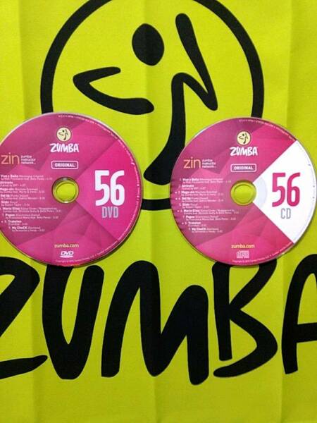 即決　ZUMBA　ズンバ　ZIN56　DVD　＆　CD　インストラクター専用