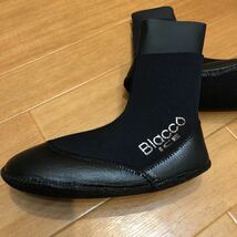 【USED】Blacco ICE サーフブーツ 4ミリ ダブルロックシステム アンクルベルトセット サイズXXS made in japan SURF サーフィン_画像2