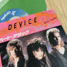 【国内盤7inch】ディバイス ハートアタック DEVICE HANGING ON A HEART ATTACK / EP レコード / WWS-17637 / 洋楽ロック /_画像4