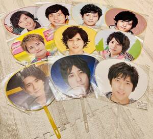 嵐 ARASHI 二宮和也 キッズライン ミニうちわ 10種セット 新品未使用 DIGITALIAN Time 5×10 5×20 beautifulWorld popcorn LOVE