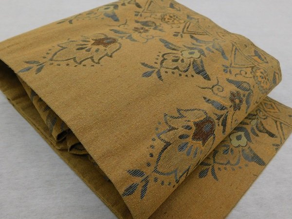 パネル 303mn36◇奥順 結城紬 格子柄 八寸名古屋帯◇未使用品 - 通販