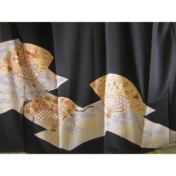Black Tomesode Awase Hand-painted Yuzen Rakufu Special Selection 51244wvjt, fashion, Women's kimono, kimono, Tomesode
