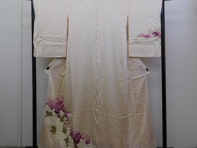 [राकुफू] P21572 हाथ से पेंट किया हुआ युज़ेन त्सुकेसेज लाइन वाला क, पहनावा, महिलाओं की किमोनो, किमोनो, त्सुकेसगे