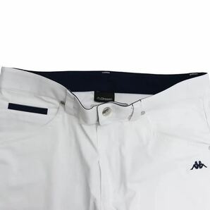 新品 Kappa GOLF ストレッチパンツ【XO】定価10450円 撥水 カッパゴルフ パンツ ズボン ゴルフウェア kappaGOLF 白 長ズボン カッパ ゴルフの画像4