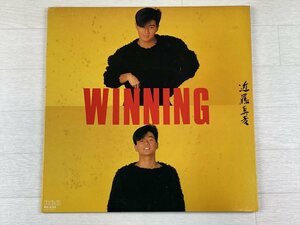 さ661　LP レコード 近藤真彦/WINNING