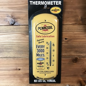 STEEL THERMOMETER(サーモメーター)PENNZOILデザイン