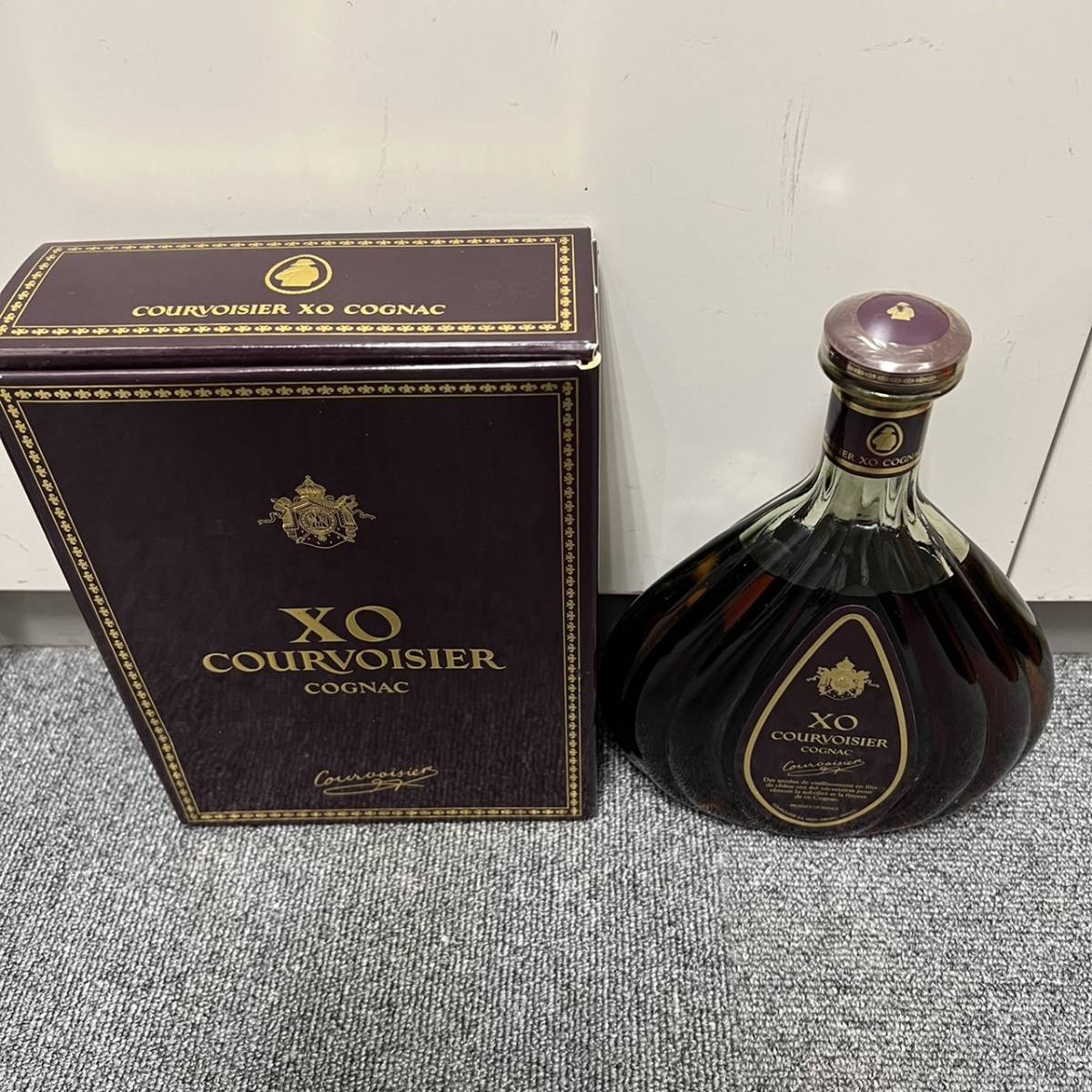 古酒 未開栓 2本セット COURVOISIER クルボアジェ XO COGNAC BRANDY