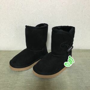 [ unused ]Kids*Fore + for children mouton boots black 16cm