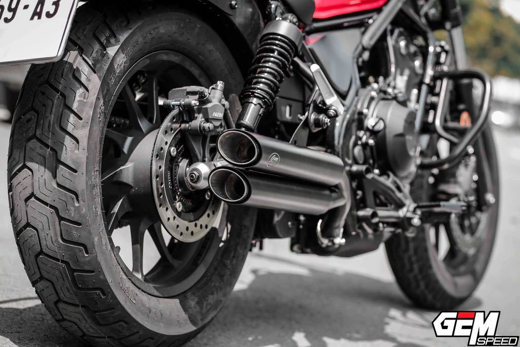 宅急便は割引特典対象! ホンダ レブル250-500用 マフラー Gem Speed