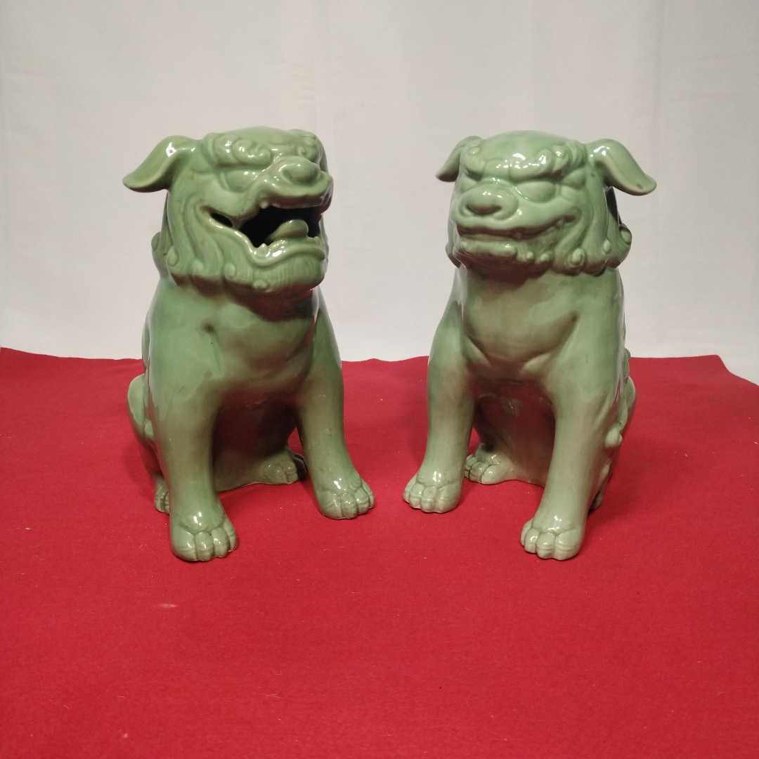 九谷焼 盛 狛犬 獅子 小槌 魔除 特大サイズ www.alberobello.se