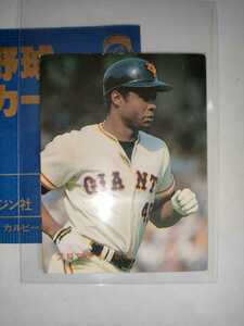 クロマティ　87 カルビープロ野球チップス　No.168 読売ジャイアンツ