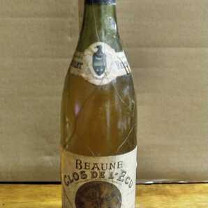長期保管 古酒 現状品 ワイン BEAUNE CLOS DE L,ECU 1981年 の画像6