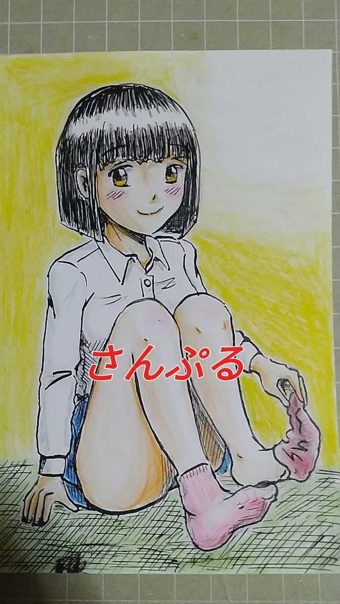 Hand-drawn illustration girl, comics, anime goods, hand drawn illustration