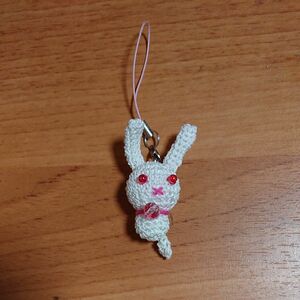 うさぎ ミニ あみぐるみ ストラップ チャーム 編みぐるみ ハンドメイド