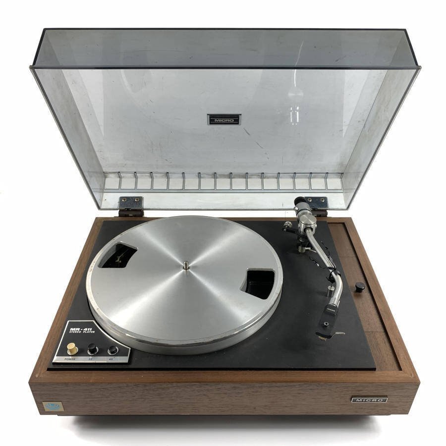 春のコレクション 動作品 MICRO MR-322 レコードプレーヤー 50Hz