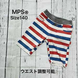 【おまとめ割】MPS Size140 ライトオン ボーダーハーフパンツ 半ズボン