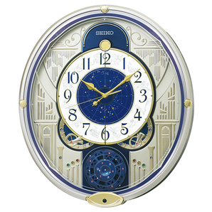 SEIKO セイコーからくり掛時計 毎正時のダイナミックなパフォーマンスが魅力 12星座が配された文字板が上質な存在感を放ちます RE582G 新品の画像1