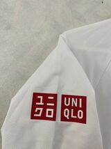 美品 希少 UNIQLO ハーフジップシャツ サイズM レディース スポンサー JAL 日本航空 ユニクロ GOLF ゴルフ テニス スポーツ_画像2