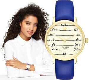 kate Spade New York ［ケイトスペード ニューヨーク］KSW1238 METRO Ladies Analog Watch アナログレザー 腕時計∵