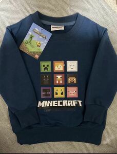 マインクラフト　長袖Tシャツ　110cm ブルー　新品