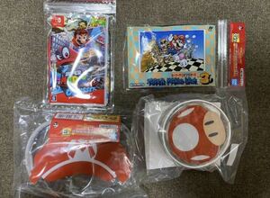 一番くじ　スーパーマリオブラザーズ　いつでもマリオ　E賞　D賞 全4種類セット 新品