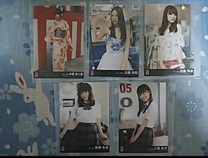 高橋朱里　小嶋真子　AKB48 ハロウィンナイト劇場盤 生写真 5枚セット　新品