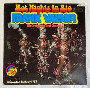 LP 77年 ドイツ盤 Frank Valdor His Orchestra And Chorus Hot Nights In Rio PL28035