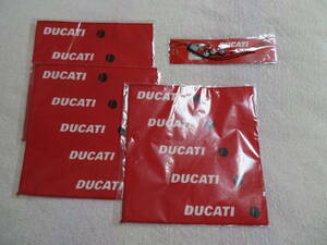 H)　ドゥカティ　DUCATI　ハンカチ　ストラップ　セット　新品未使用品