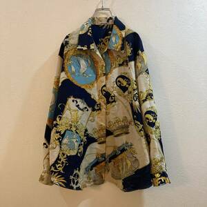 KOBE YANO Motomachi Blouse/ 長袖 デザインシャツ ネイビー 紺 レディース F