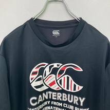 canterbury/カンタベリー 半袖 Tシャツ ラグビー ブラック 黒 メンズ M_画像3