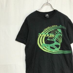 ランニングT★Adidas/アディダス 半袖 Tシャツ ブラック M