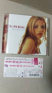 CD/ポップス、ロック　KATY ROSE / BECAUSE I CAN　2004年　日本盤　中古　ケイティ・ローズ
