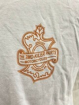 EMD 半袖 Tシャツ Mサイズ ロゴ ホワイト 白 オレンジ ハーレー ストリート ナックル パンヘッド ショベル スポーツスター_画像2