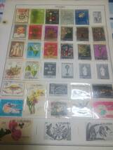 旧いアルバムリーフに貼付：コロンビア コレクション（2）1961/75頃 記念通常切手など約210枚、殆ど異種、状態混合_画像4