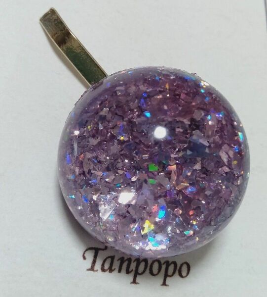 人気の ポニーフック★ ハンドメイド レジン ぷっくり ドーム型☆ ピンク色系