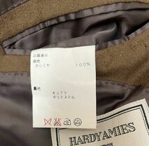 HARDY AMIES ハーディーエイミス シルク100％ メンズコート_画像5