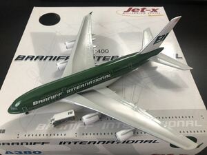 Jet-X 1/400 JX054 A380QC BRANIFF INTERNATIONAL グリーン 限定500 No.0121